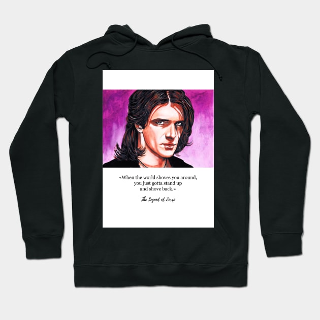 Antonio Banderas Hoodie by Svetlana Pelin